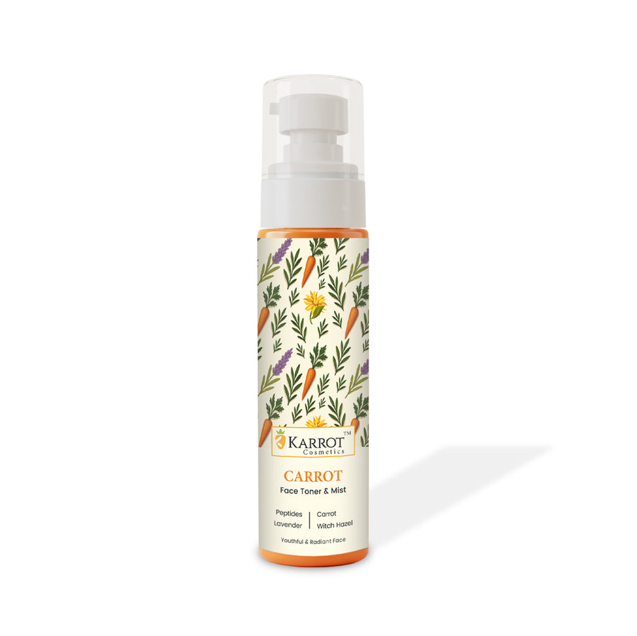 Carrot Face Toner for hydration and skin brightening 120ml by Karrot Cosmetics India