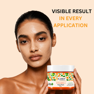 Karrot Cosmetics Vitamin C Face Pack for Glow Care | Brightening Face Pack for Healthy Skin Care | 100gm