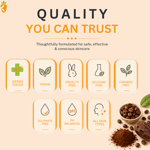 Karrot Cosmetics Coffee Face Pack with Vitamin E | De-Tan Face Pack for Healthy Glowing Skin Care | 100gm