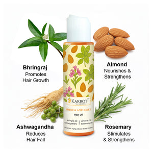 Hair Oil Shine + Anti-Grey