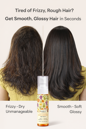 Karrot Cosmetics Hair Serum with Argan Oil Formula | Anti Frizz Hair Serum for Smooth Silky Hair | 100ml