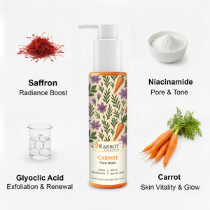 Carrot & Vitamin C Gel Face Wash