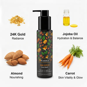 24k Gold & Coffee Face Wash Combo