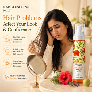 Karrot Cosmetics Hair Growth Spray with Rosemary | Anti Hair Fall Spray for Thick Healthy Hair | 100ml