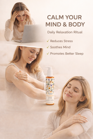 Karrot Cosmetics Magnesium Body Lotion with Shea Butter | Stress Relief & Sleep Support Lotion Care | 100ml