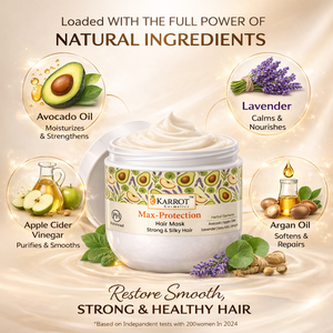 Karrot Cosmetics Max Protection Hair Mask Formula | Deep Conditioning Hair Mask for Damaged Hair | 200gm