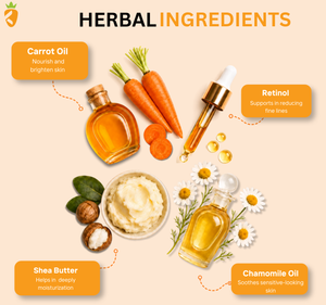Karrot Cosmetics Carrot Face Pack with Vitamin E | Brightening Face Pack for Healthy Skin Care | 100gm