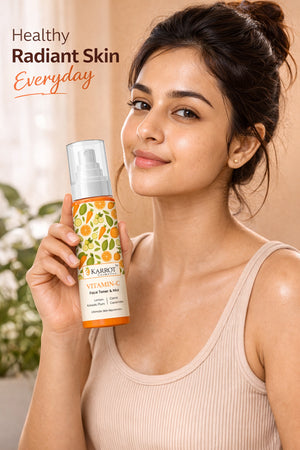 Karrot Cosmetics Vitamin C Face Toner for Glow Care | Brightening Toner for Healthy Smooth Skin | 100ml
