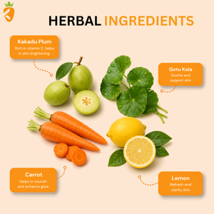 Karrot Cosmetics Vitamin C Face Pack for Glow Care | Brightening Face Pack for Healthy Skin Care | 100gm