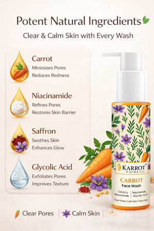 Karrot Cosmetics Carrot Face Toner with Witch Hazel | Hydrating Face Toner for Smooth Skin Care | 100ml