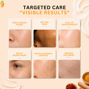Karrot Cosmetics Ubtan Face Pack with Turmeric Oil | Tan Removal Face Pack for Glowing Skin Care | 100gm