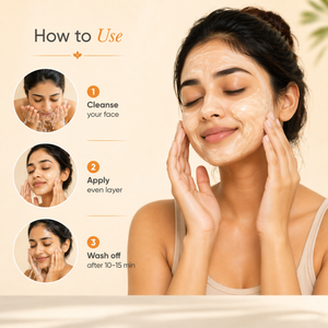 Karrot Cosmetics Vitamin C Face Pack for Glow Care | Brightening Face Pack for Healthy Skin Care | 100gm