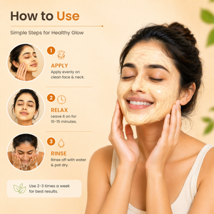 Karrot Cosmetics Carrot Face Pack with Vitamin E | Brightening Face Pack for Healthy Skin Care | 100gm