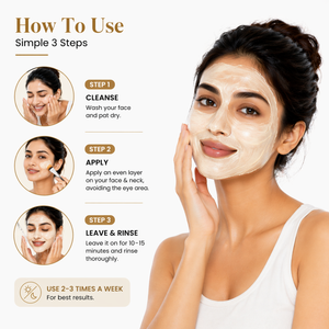 Karrot Cosmetics 24K Gold Face Pack with Hyaluronic | Anti Aging Face Pack for Smooth Skin Care | 100gm