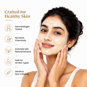 Karrot Cosmetics 24K Gold Face Pack with Hyaluronic | Anti Aging Face Pack for Smooth Skin Care | 100gm