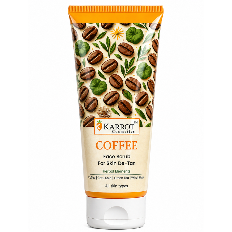 Karrot Coffee Face Scrub for tan removal 100gm