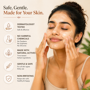 Karrot Cosmetics Ubtan Face Pack with Turmeric Oil | Tan Removal Face Pack for Glowing Skin Care | 100gm