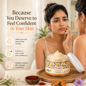 Karrot Cosmetics Ubtan Face Pack with Turmeric Oil | Tan Removal Face Pack for Glowing Skin Care | 100gm
