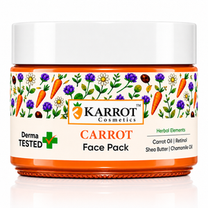 Karrot Cosmetics Carrot Face Pack with Vitamin E | Brightening Face Pack for Healthy Skin Care | 100gm