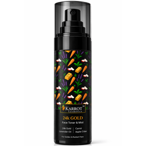 Karrot Cosmetics 24K Gold Face Toner with Glycolic | Hydrating Face Toner for Healthy Skin Care | 100ml