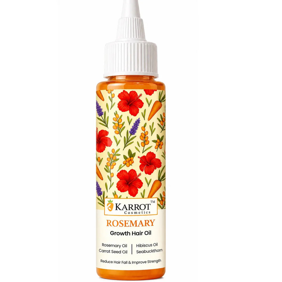 Karrot Cosmetics Rosemary Hair Growth Oil Formula | Anti Hair Fall Oil for Thick Healthy Hair | 100ml