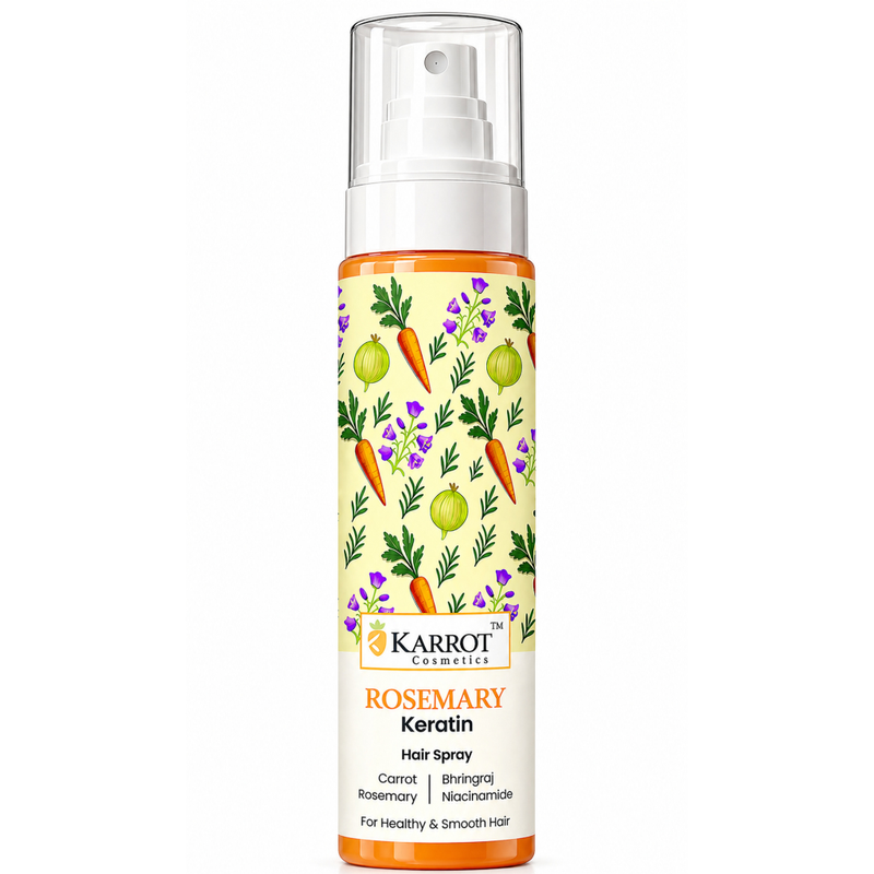 Karrot Cosmetics Rosemary Hair Spray with Keratin | Hair Growth Spray for Smooth Healthy Hair | 100ml