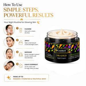 Night Cream 24k Gold