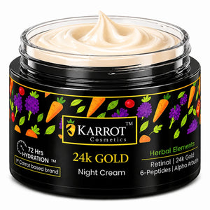 Karrot 24K Gold anti aging face cream with retinol 50gm