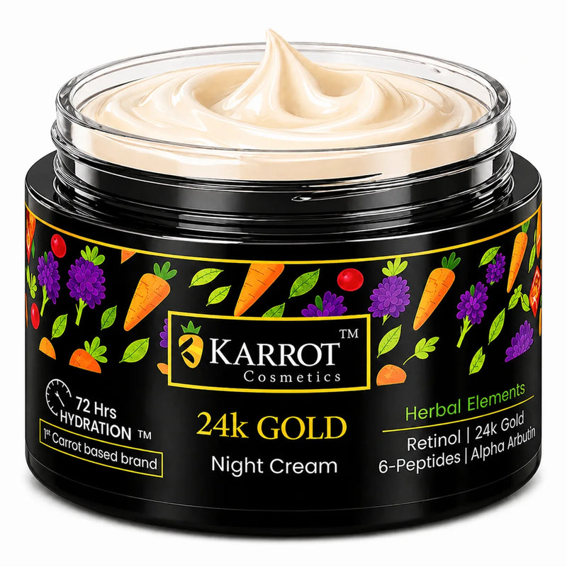 Karrot 24K Gold anti aging face cream with retinol 50gm