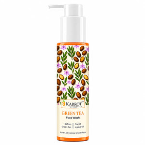 Karrot Green Tea face wash for oily skin and acne-prone care 100ml