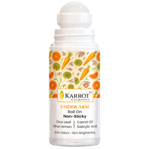 Karrot Cosmetics AHA BHA Underarm Roll On Care | Odour Control Roll On for Fresh Underarm Care | 50ml