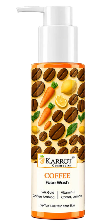 Karrot Cosmetics Coffee Face Wash for Tan Removal | Deep Cleansing Face Wash for Smooth Skin Care | 100ml