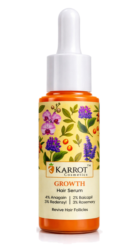 Karrot Cosmetics Advanced Hair Growth Serum Care | Anti Hair Fall Serum for Healthy Thick Hair | 30ml